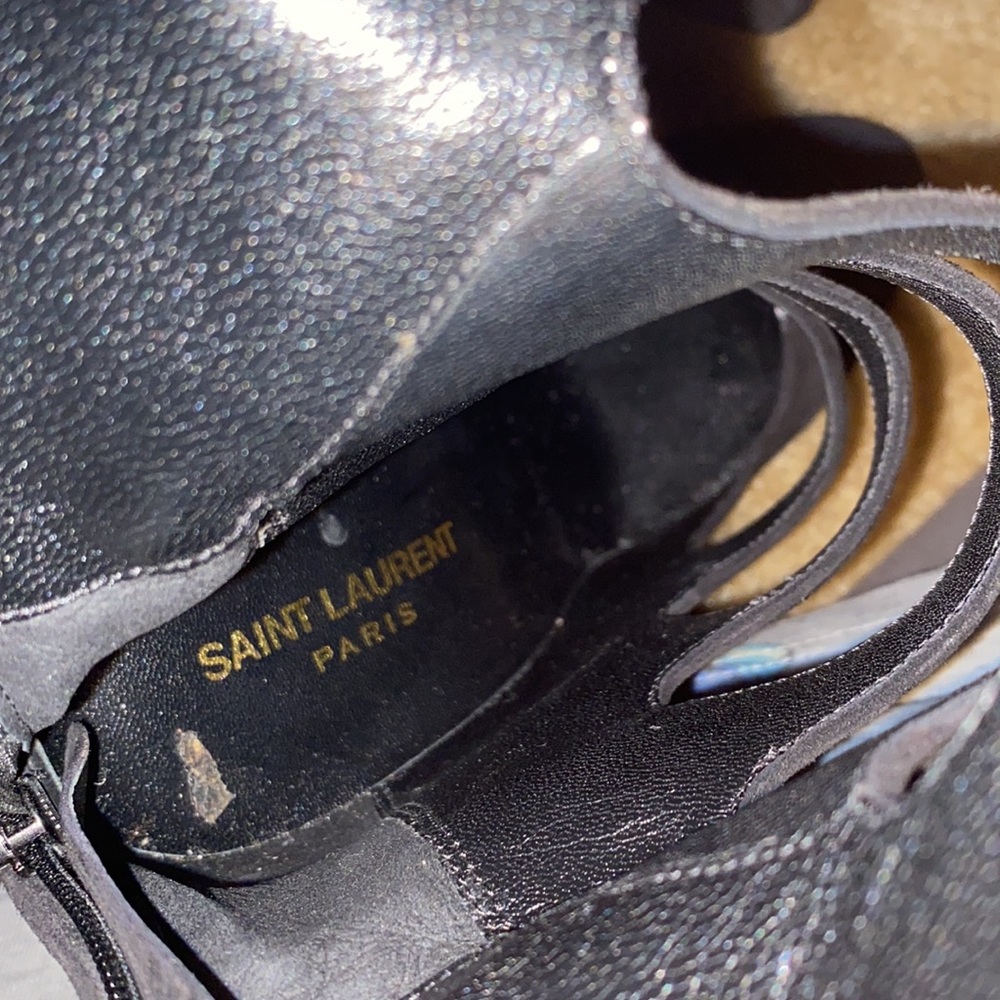 Saint Laurent cutout boots 39.5 - Picture 7 of 8